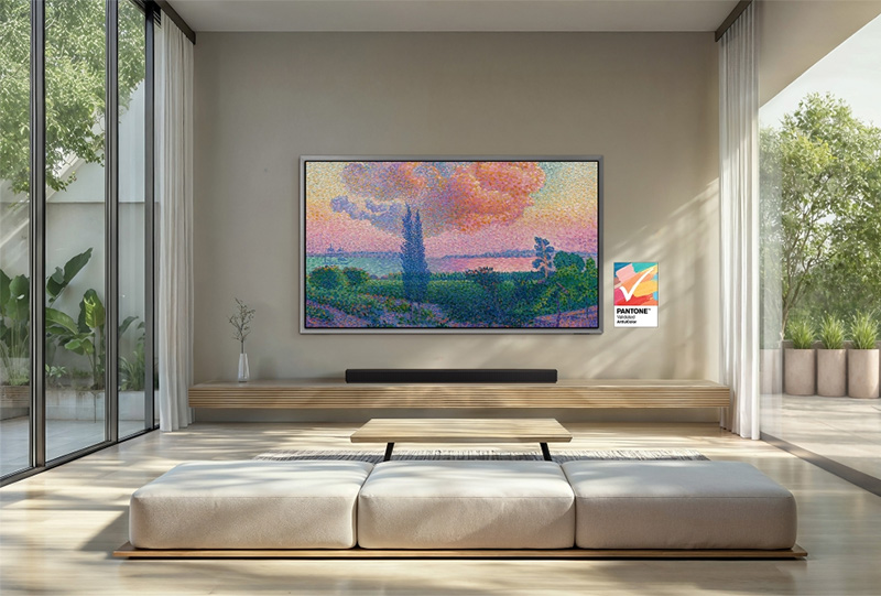 Khả năng tái tạo màu sắc trung thực đã giúp S95H đạt chứng nhận Pantone Validated ArtfulColor