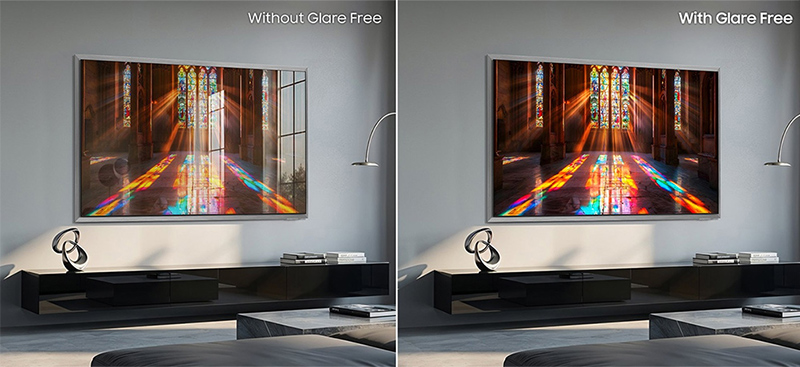 Công nghệ chống phản quang Glare Free loại bỏ hiện tượng chói