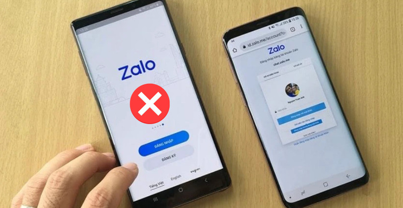 Đăng nhập trên Zalo điện thoại không được