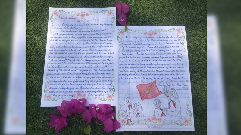 Tập san viết tay minh họa tinh tế