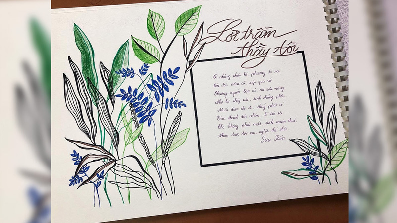 Tập san bài thơ Lời tri ân thầy cô