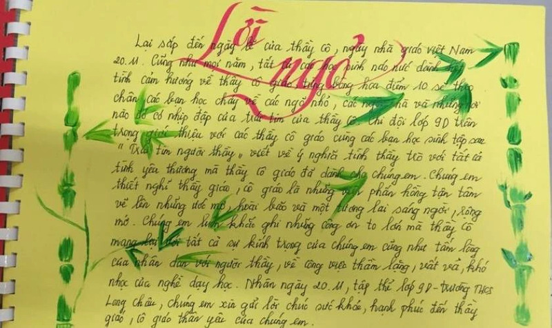 Tập san bài viết Lời ngỏ