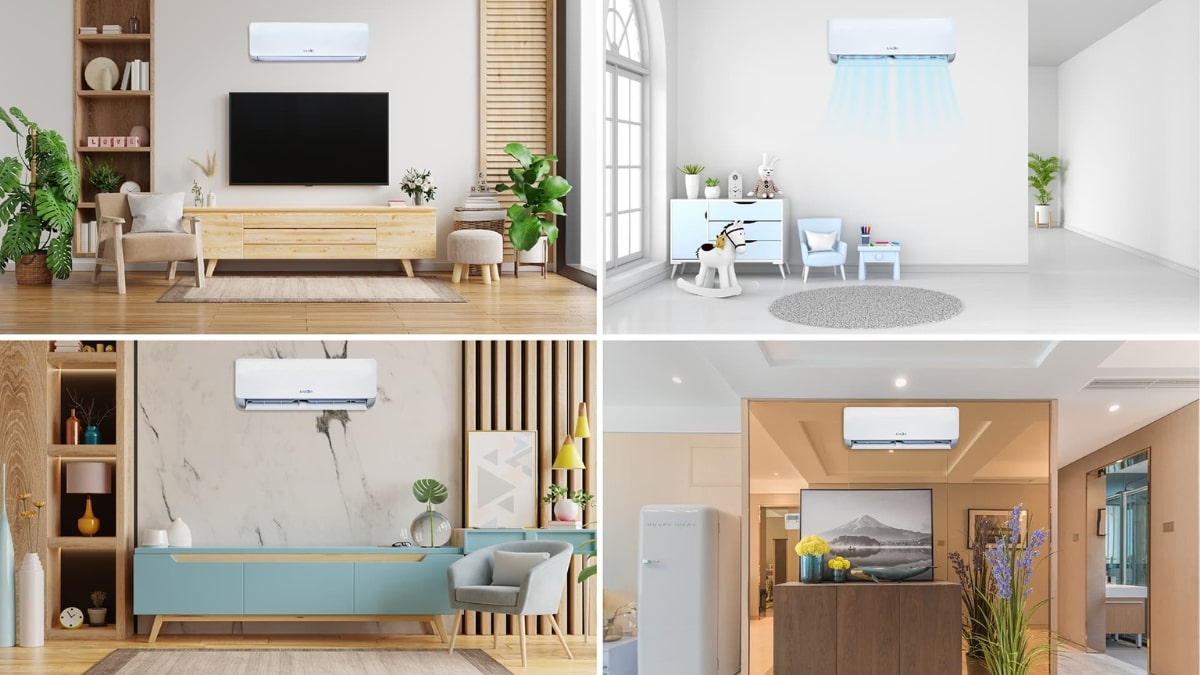 Máy lạnh Karofi có thiết kế phù hợp với nhiều không gian nội thất