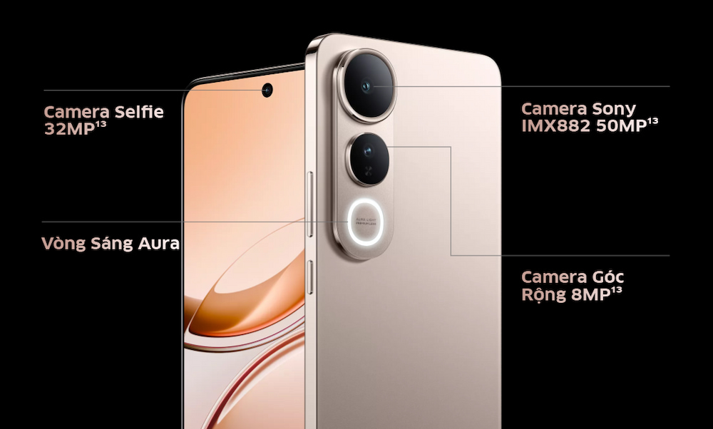 Hệ thống camera trên Vivo V50 Lite 5G 12GB 256GB