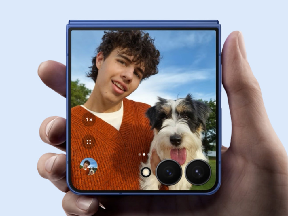 Camera trước Galaxy Z Flip7 12GB 256GB