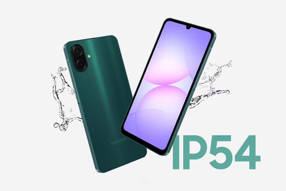Galaxy A07 4GB 128GB bền bỉ với chuẩn IP54