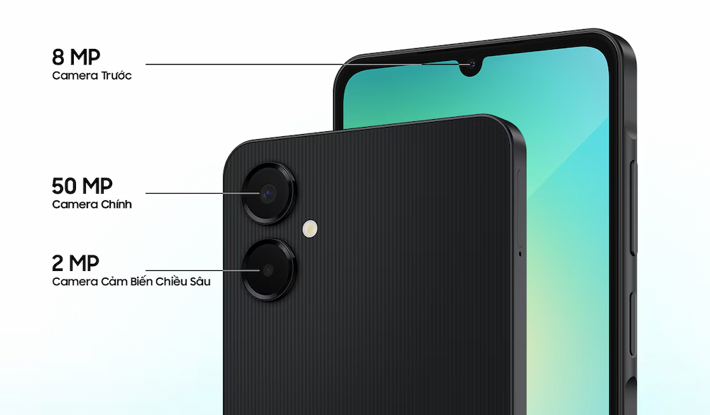 Hệ thống camera chất lượng của Galaxy A06 5G 128GB