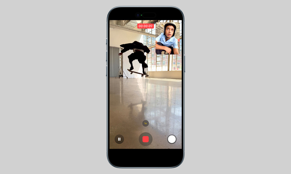 Tính năng quay video ghi hình kép trên iPhone Air 256GB