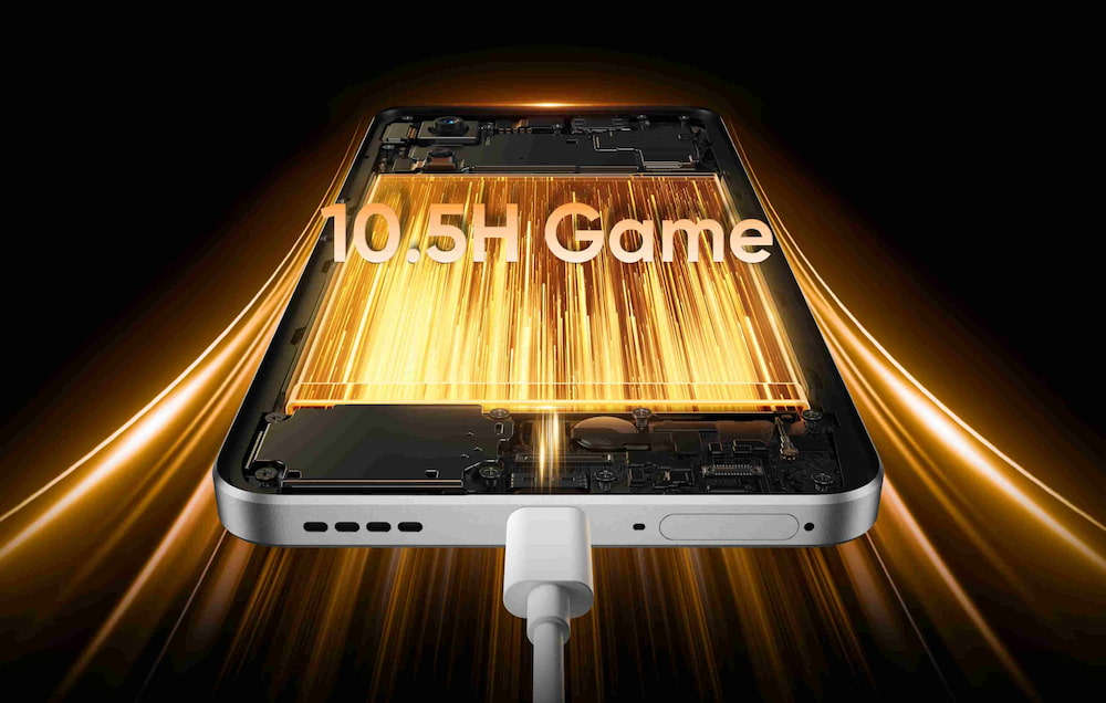 Realme 14 5G 8GB 256GB hoạt động lâu dài với pin 6000mAh