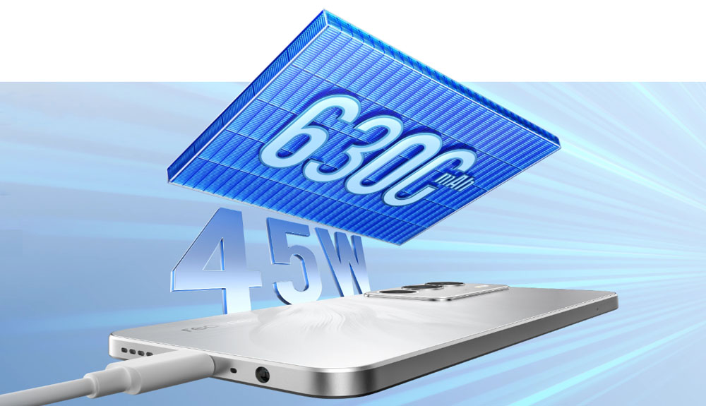 Realme C71 được trang bị viên pin 6300mAh