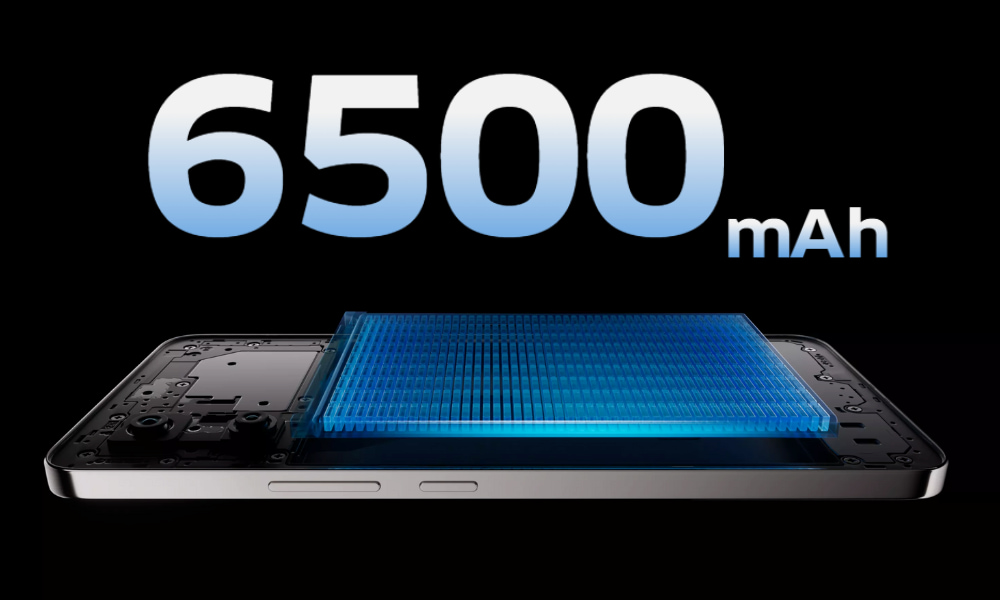 Vivo V50 Lite 5G hoạt động bền bỉ nhờ viên pin 6500mAh