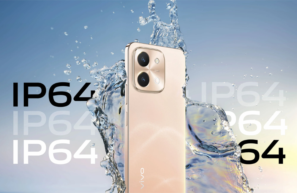 Vivo Y28 8GB 256GB bền bỉ với chuẩn kháng nước, bụi IP64