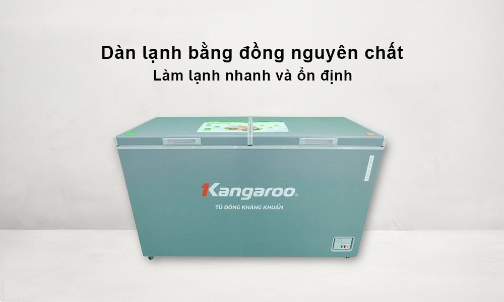 Tủ Đông Kangaroo Inverter 375 Lít KGFZC375IG1 làm lạnh nhanh chóng