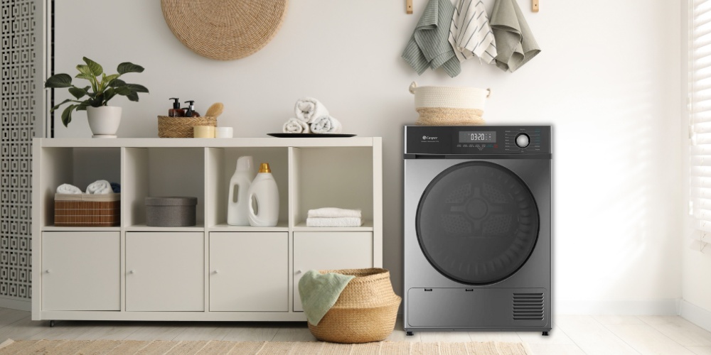 Máy Sấy Bơm Nhiệt Casper 9 Kg TD-P9HG1 hiện đại, tinh tế