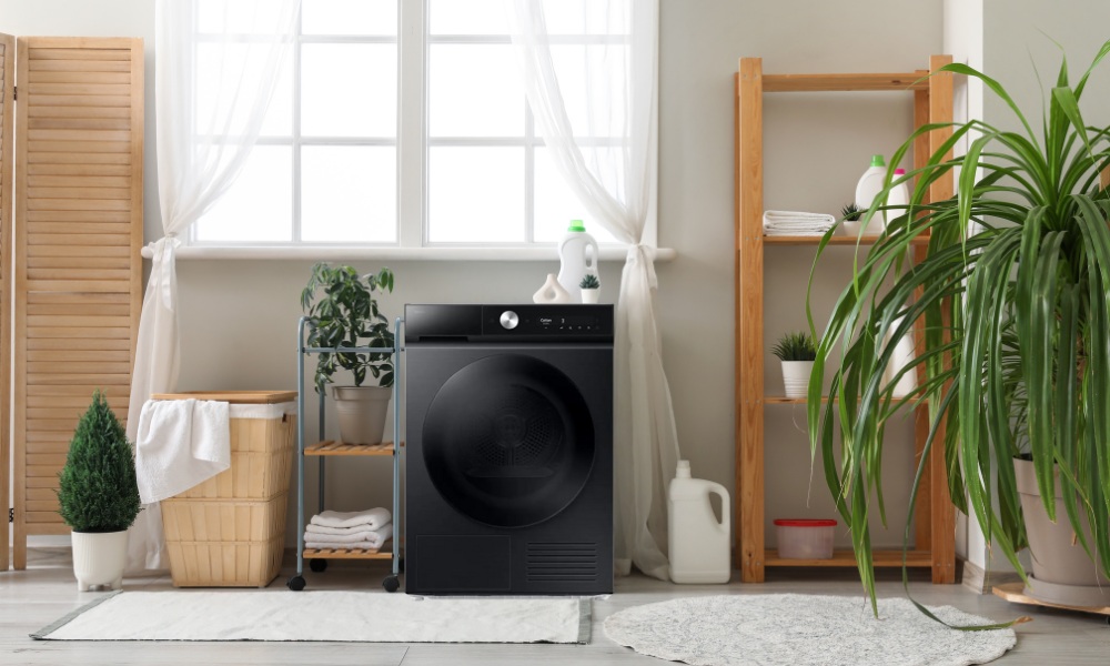 Máy Sấy Bơm Nhiệt Samsung 10 Kg DV10BB9440GBSV sở hữu thiết kế tinh tế