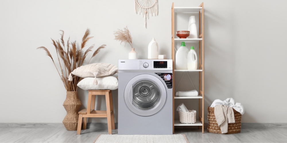 Máy Sấy Thông Hơi Galanz 7 Kg DV-70T5C(S) sở hữu thiết kế lồng ngang