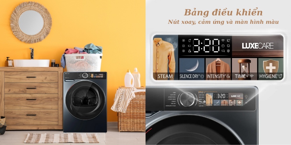 Máy sấy Toshiba nâng tầm không gian sống