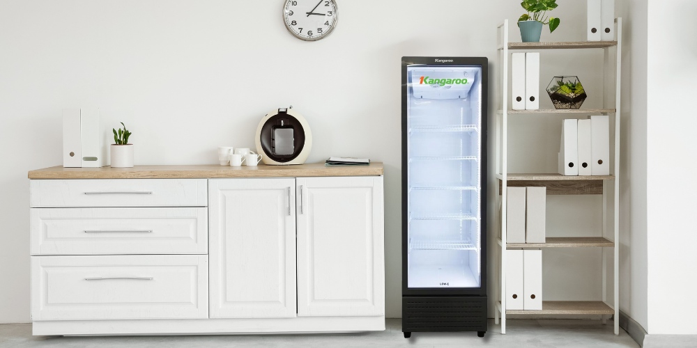 Thiết kế Tủ Mát Kangaroo KGSC350N1 1 cửa dáng đứng