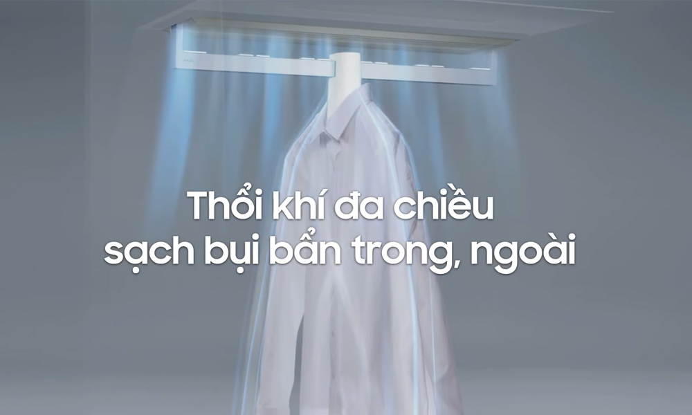 Tủ Chăm Sóc Quần Áo DF24CB9900CRSV trang bị công nghệ Dual JetAir