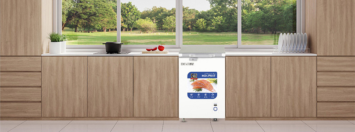 Tủ đông 1 cửa Hòa Phát nhỏ gọn