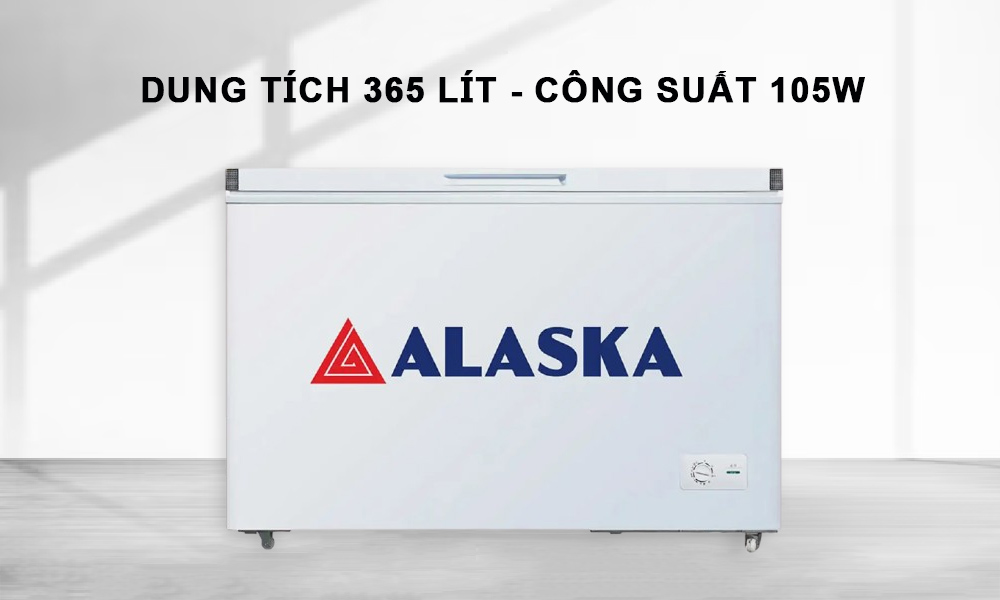 Tủ Đông Alaska Inverter 365 Lít BDI-5686 làm lạnh nhanh chóng