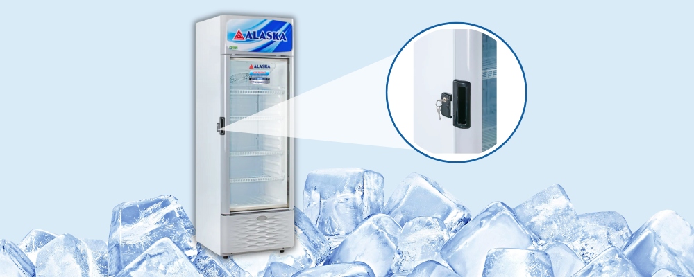 Tủ mát Alaska 300 lít LC-335 có khóa an toàn