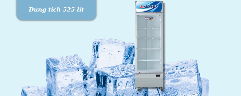 Tủ Mát Alaska 525 Lít LC-535C thiết kế 1 cửa, dung tích 525 lít