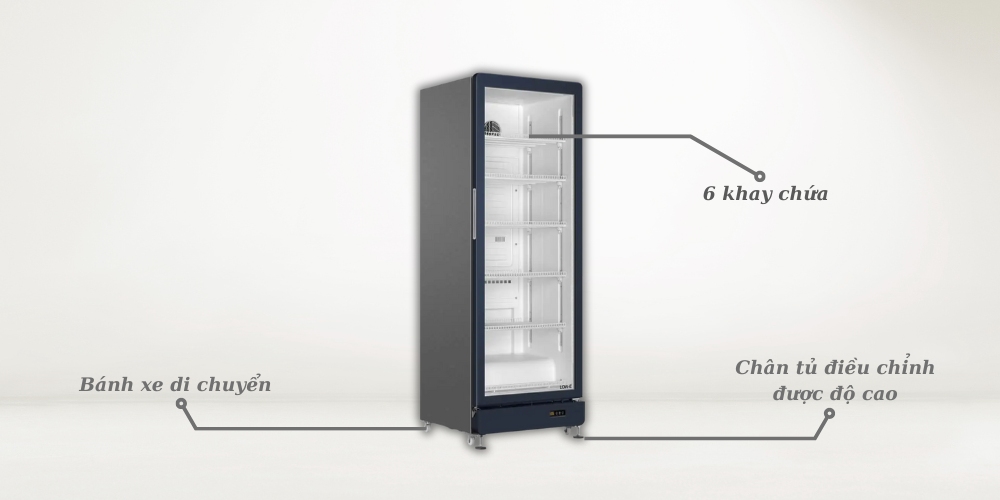 Tủ Mát Aqua AQS-AF640H được tích hợp nhiều tiện ích thông minh