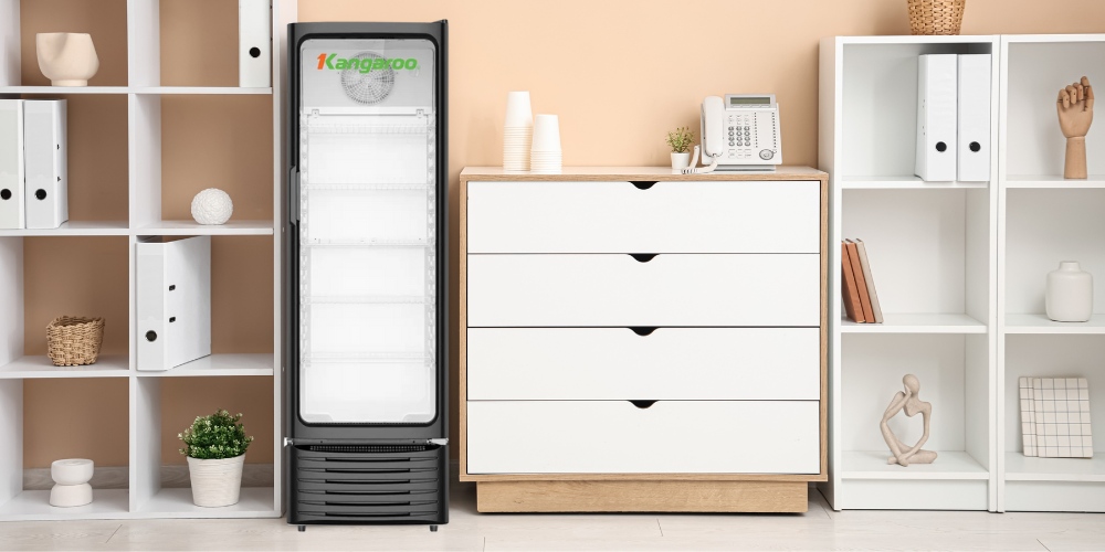 Tủ Mát Kangaroo KGSC250N1 được thiết kế 1 ngăn mát với 1 cửa