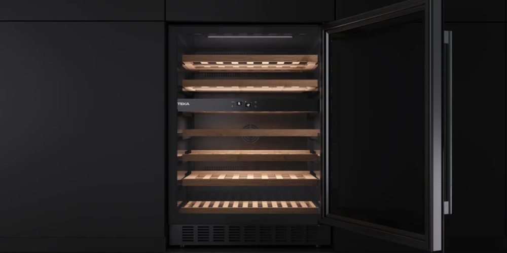 Tủ Ướp Rượu Teka RVU 20046 GBK cửa kính 2 lớp màu 