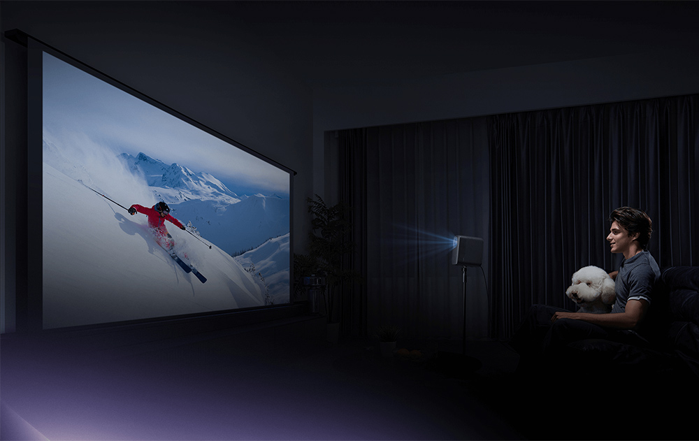 Máy chiếu Xiaomi Smart Projector L1 Pro EU với màn hình siêu rộng