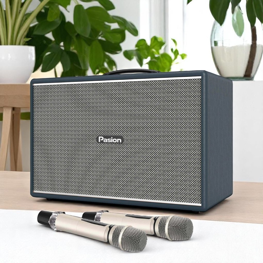 Micro đi kèm loa di động xách tay Paramax PASION Mozo (Màu Xanh Dương)