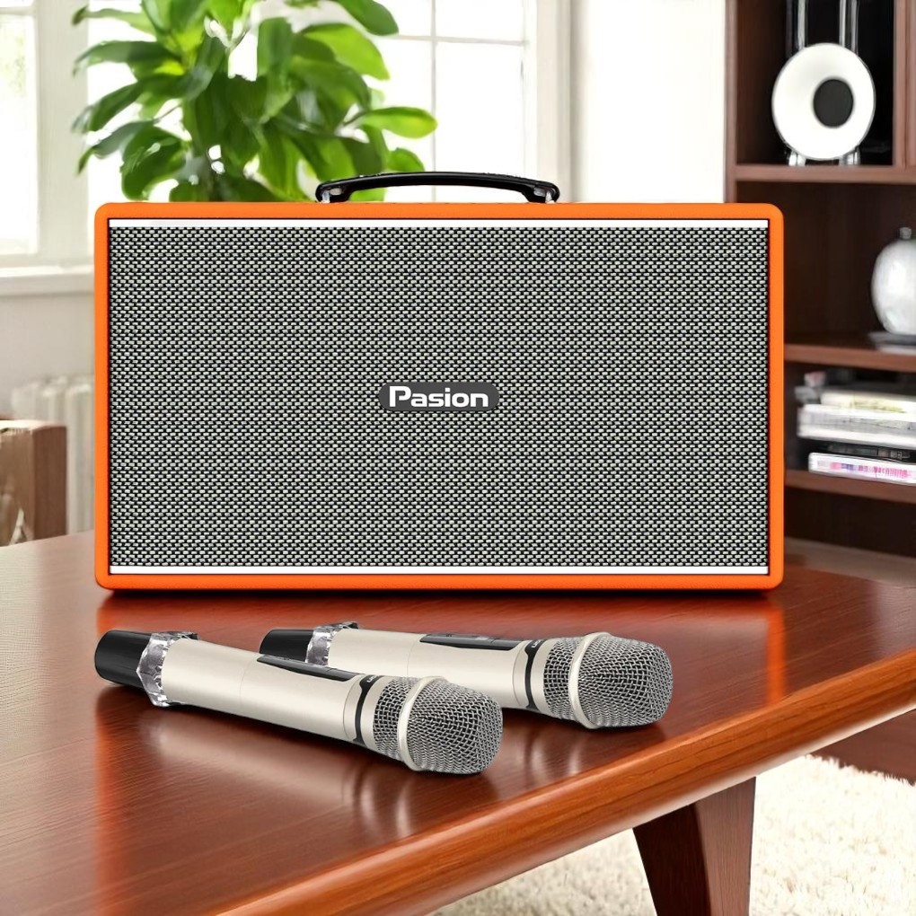 Micro không dây tích hợp loa Paramax PASION Enzo (Orange Leather)