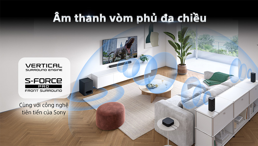 Tận hưởng âm thanh 360 độ với Bravia Theatre System 6 HT-S60