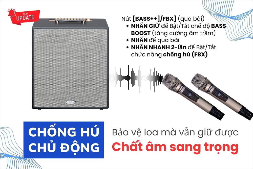 Công nghệ chống hú chủ động thông minh