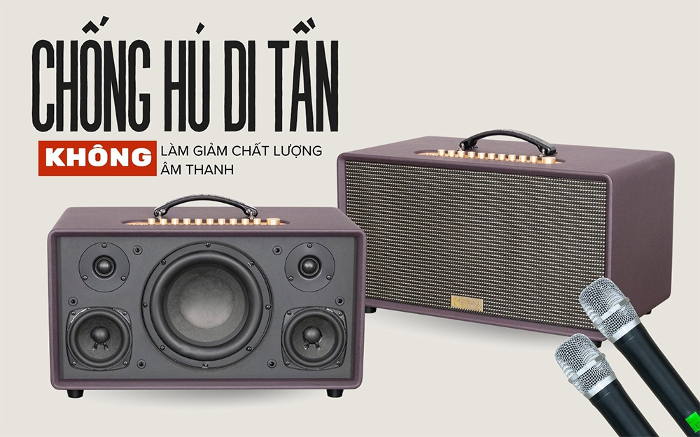 Chống hú di tần giúp bạn hát gần loa
