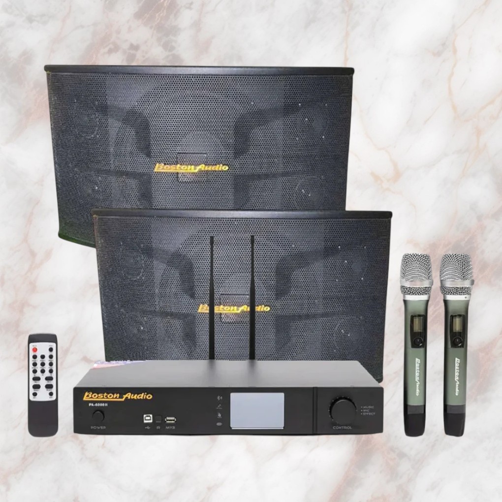 Combo Amply 3 IN 1 Boston Audio BA 7000 II, Loa thùng Boston Audio BA-500V