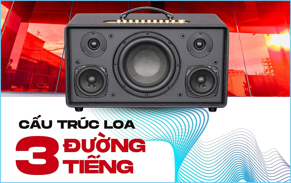 Hệ thống âm thanh 3 đường tiếng hoàn hảo
