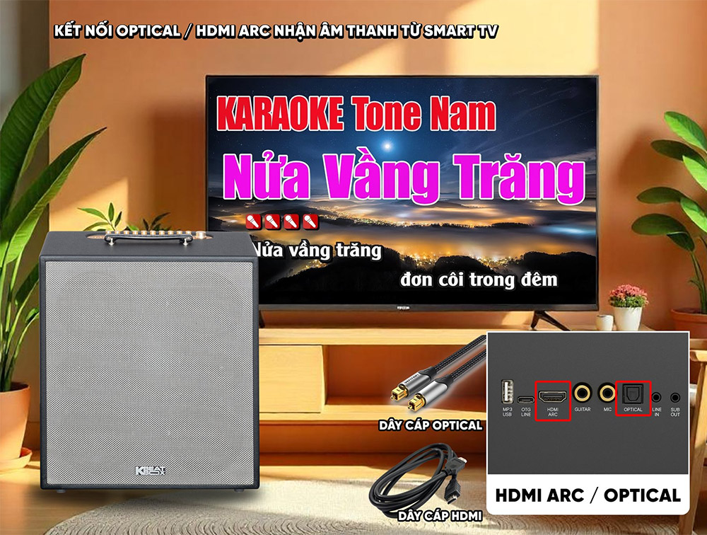 Kết nối đa dạng với Smart TV và cho Livestream