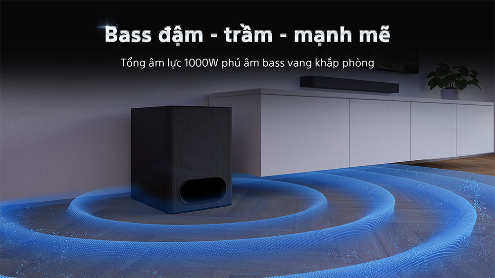 Bravia Theatre System 6 HT-S60 kết hợp với loa subwoofer