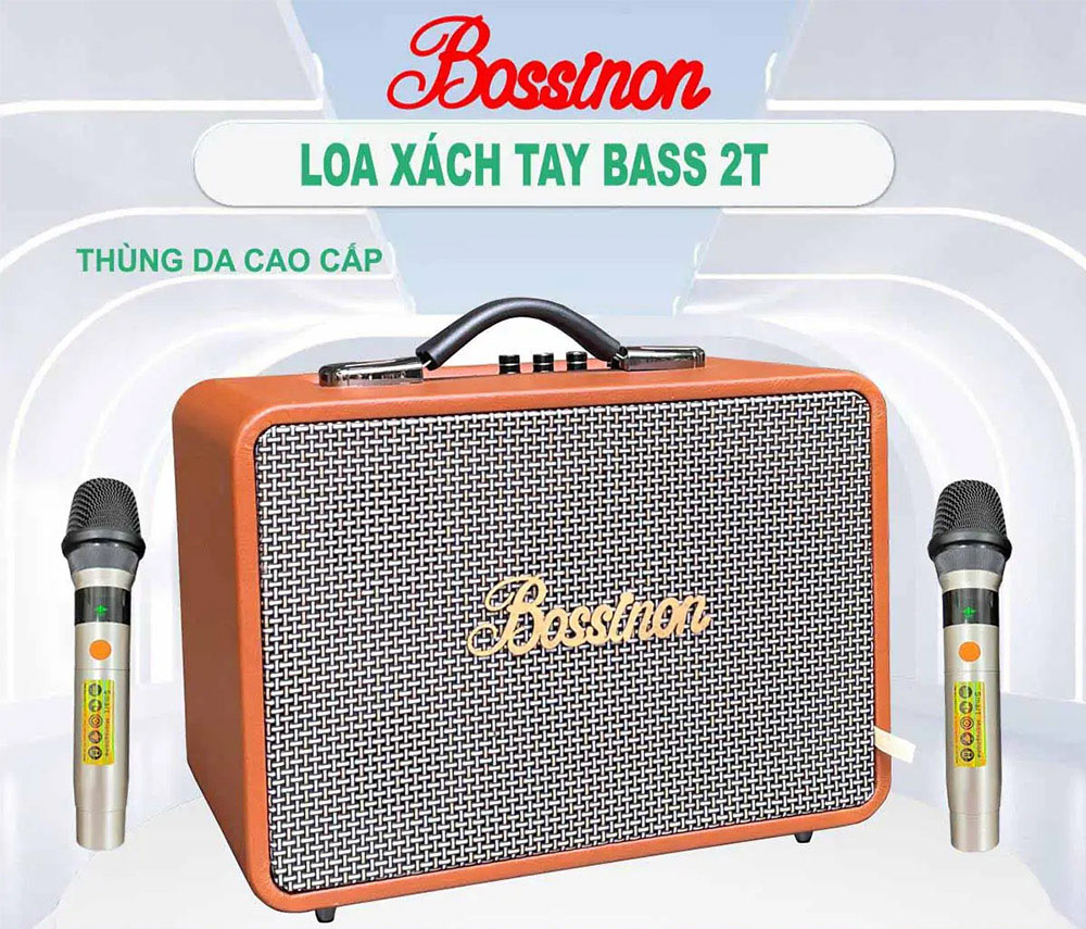 Dòng loa xách tay Bossinon mang phong cách thiết kế nổi bật
