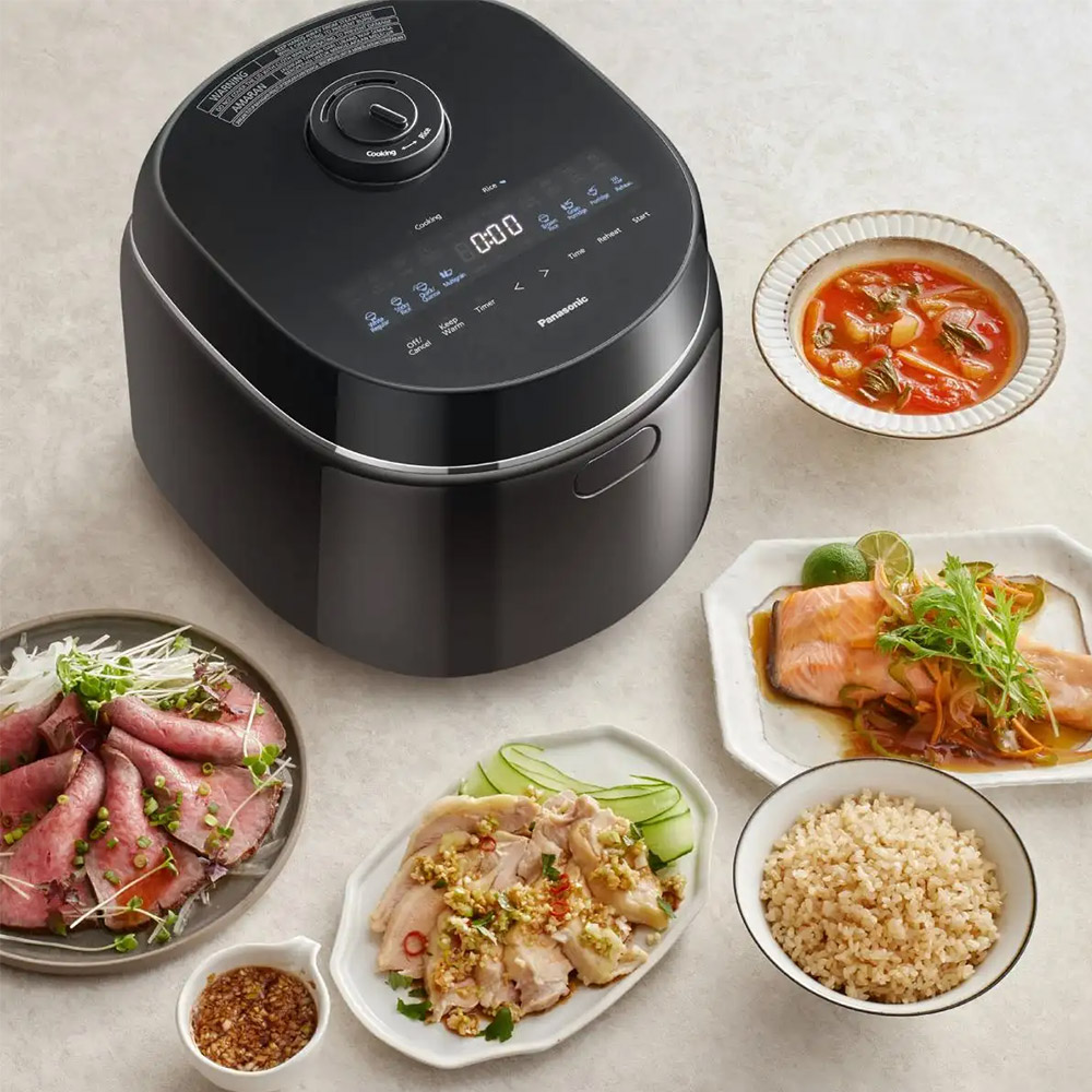Nồi cơm điện tử Panasonic SR-DM184KRA có 16 menu nấu tự động