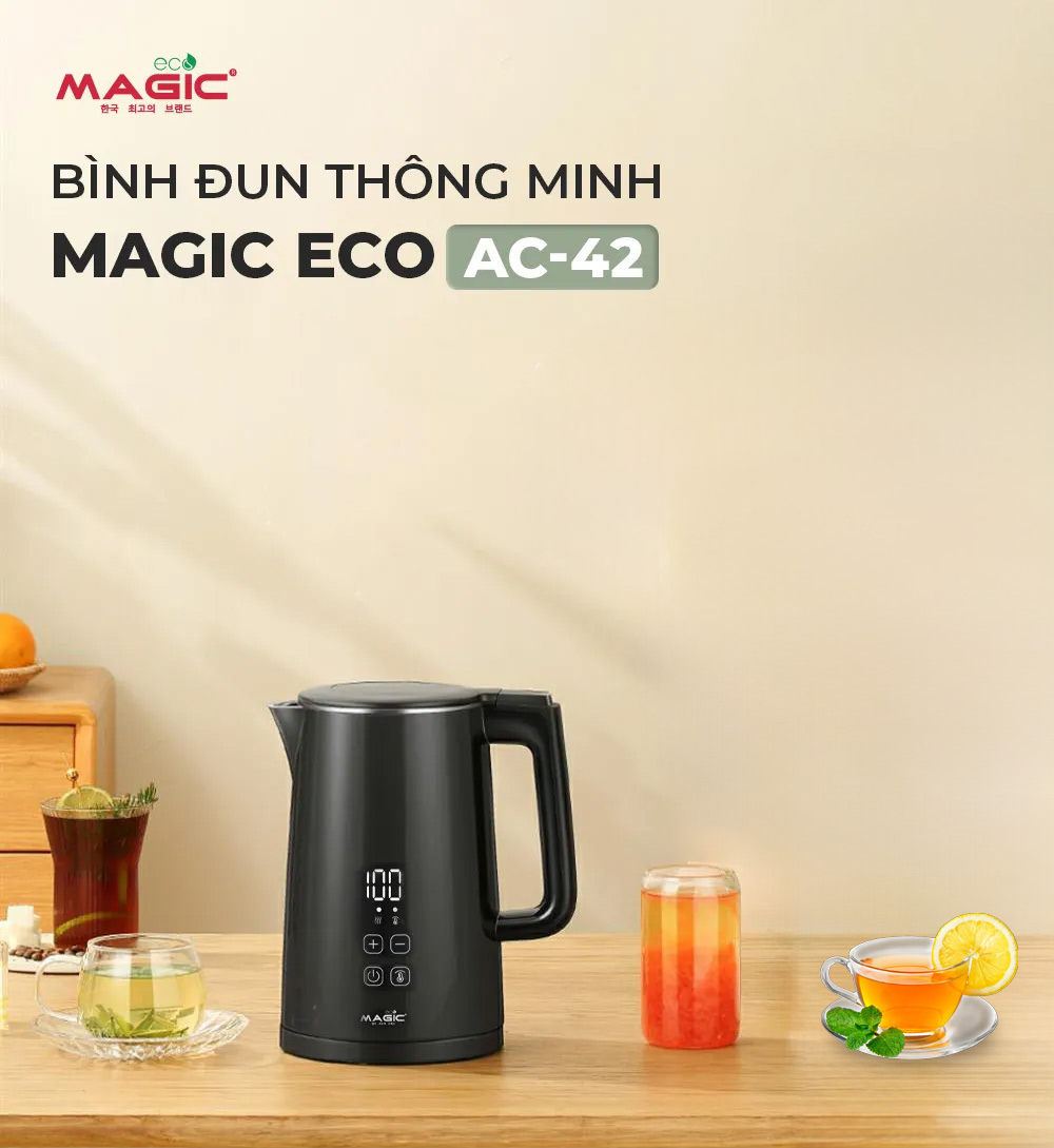 Bình đun siêu tốc Magic Eco 1.7 Lít AC-42