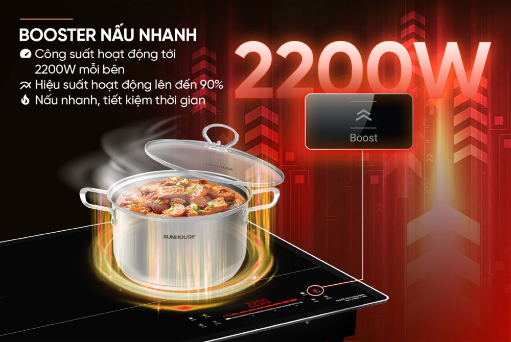 Chức năng nấu nhanh Booster
