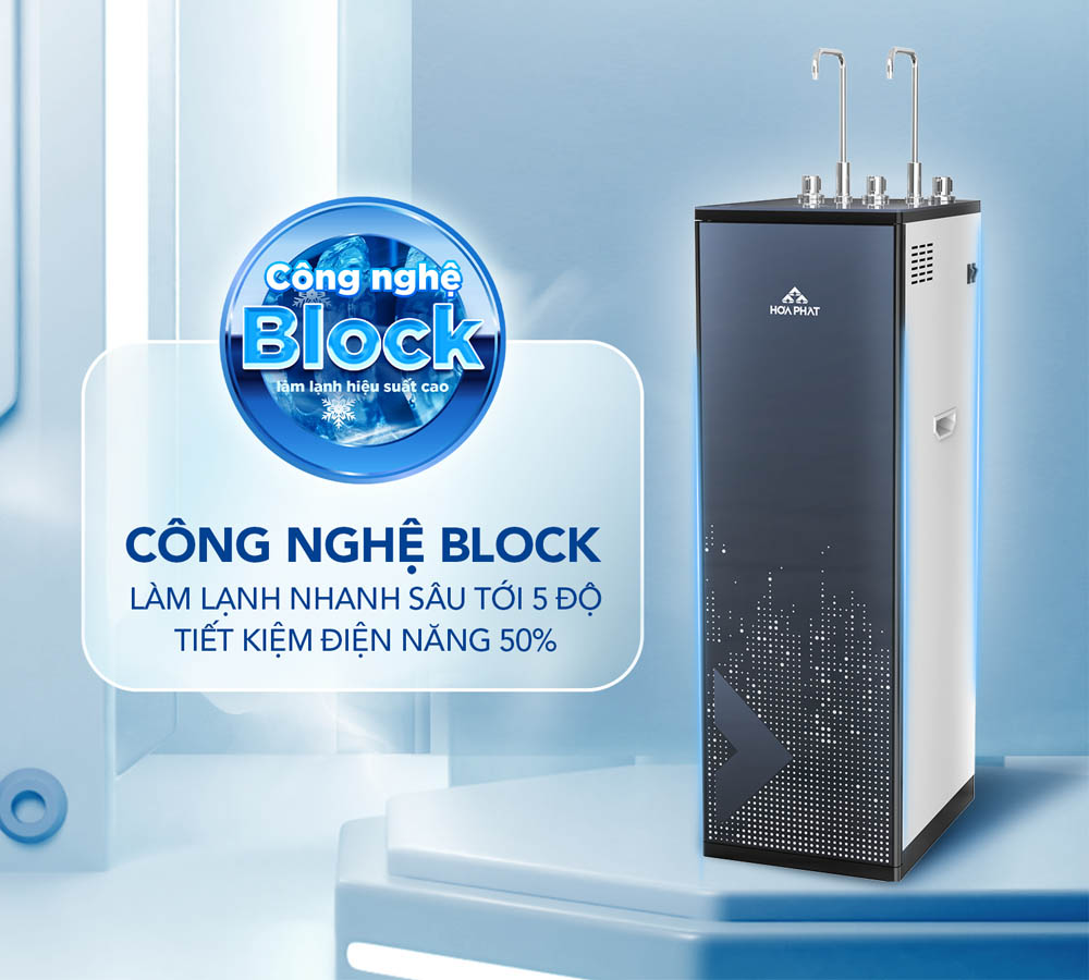 Công nghệ Block đảm bảo hiệu suất làm lạnh ổn định
