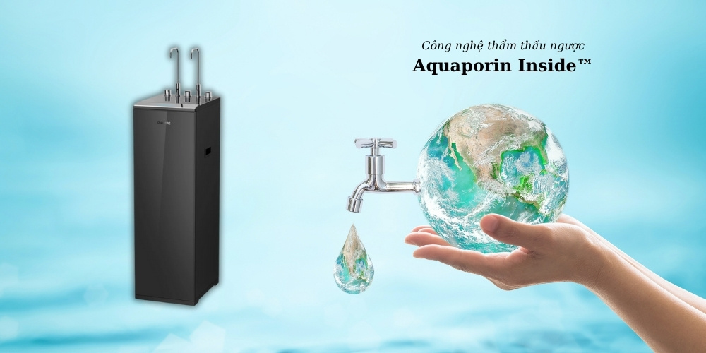 Công nghệ lọc thẩm thấu ngược Aquaporin Inside™ trên Philips ADD8912/74