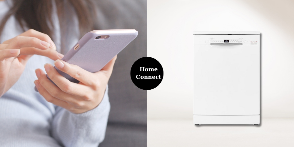 Điều khiển máy rửa bát SMS2IVW01P từ xa qua điện thoại với Home Connect