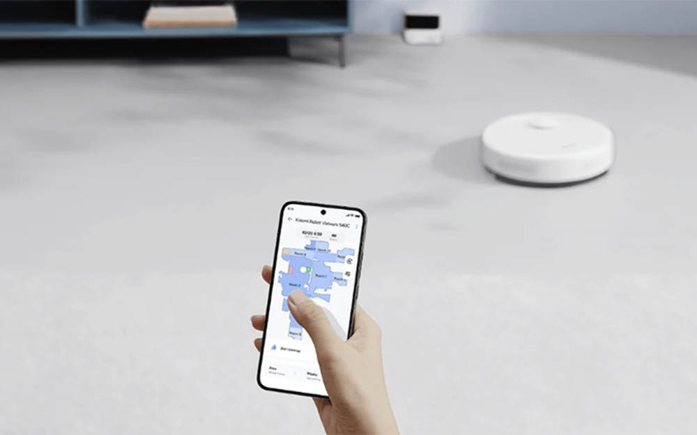 Điều khiển Robot Xiaomi Vacuum S40C dễ dàng qua app Xiaomi Home