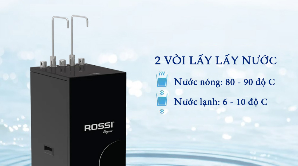 Thiết kế 2 vòi lấy nước riêng biệt của Máy Lọc Nước RO TA-112S2