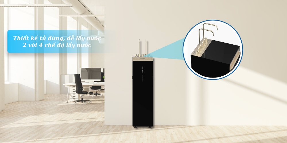 Máy Lọc Nước Kangaroo KGRP13A201E3 kiểu dáng Sumire đẹp mắt, sang trọng